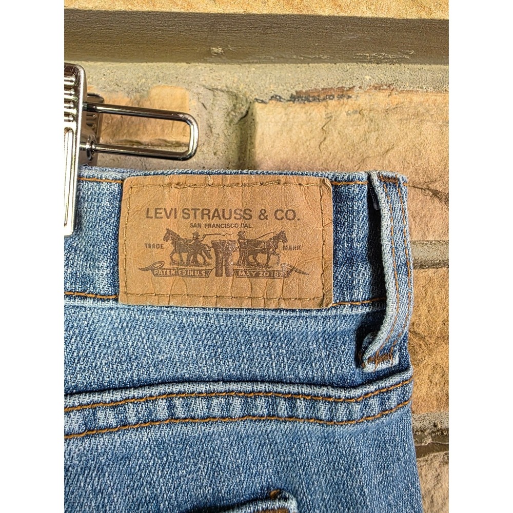 Levis 515 Boot Cut Jeans Womens 14M Medium Wash Blue Stretch Denim 515-0218 - Picture 9 of 10